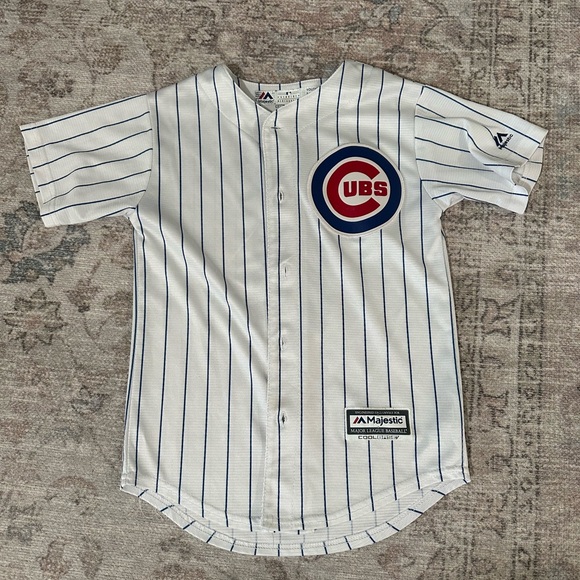 Pinstripe RIZZO Chicago Cubs Jersey - Picture 1 of 3